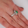 GIA Cert. 2.59 Carat Colombian Emerald & Diamond Platinum Gold Cocktail Ring