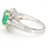 GIA Cert. 2.59 Carat Colombian Emerald & Diamond Platinum Gold Cocktail Ring