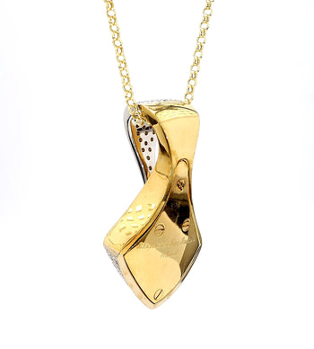 GIA Certified 11 Carat Triangle Cut Tsavorite Diamond 18K Gold Pendant Necklace – Assay Jewelers