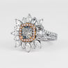 GIA Certified 1.01 Carat Fancy Bluish Gray Diamond Ring