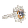 GIA Certified 1.01 Carat Fancy Bluish Gray Diamond Ring