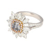 GIA Certified 1.01 Carat Fancy Bluish Gray Diamond Ring