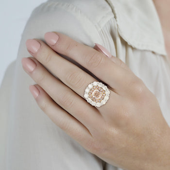 GIA Certified 1.51 CTTW Fancy Light Brown Pink Internally Flawless Diamond Ring – Assay Jewelers