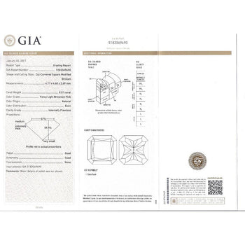 GIA Certified 1.51 CTTW Fancy Light Brown Pink Internally Flawless Diamond Ring – Assay Jewelers
