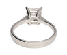 GIA Certified 1.64 Carat Princess Cut Diamond In Tiffany Setting 18K White Gold Ring-Rings-ASSAY