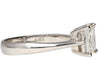 GIA Certified 1.64 Carat Princess Cut Diamond In Tiffany Setting 18K White Gold Ring