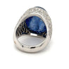 26 Carat Cabochon-Cut Blue Sapphire Cocktail Ring-ASSAY-ASSAY