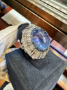 GIA Certified 26 Carat Sapphire Cabochon & Diamond Art Deco Dome 18K Ring