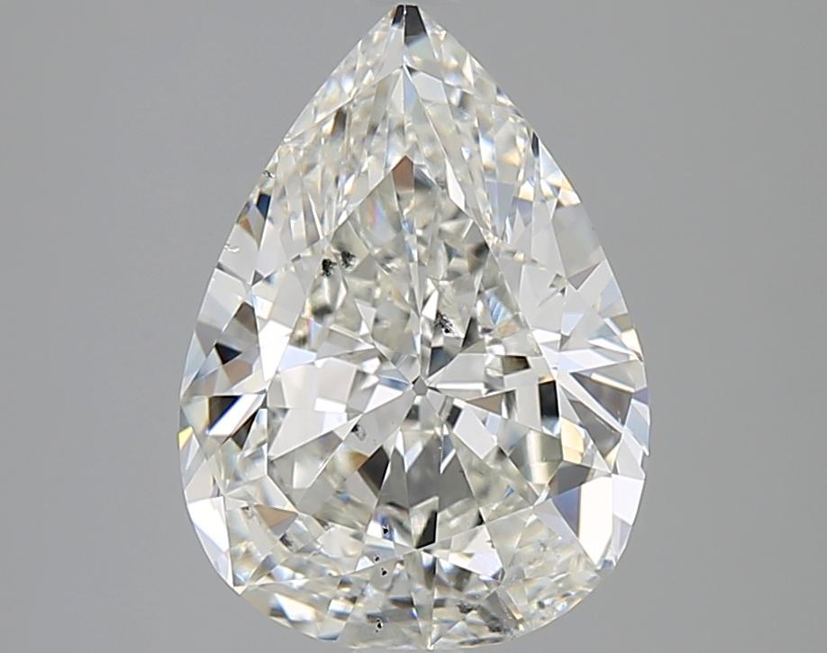 GIA Certified 2.58 Carat, I Color, SI1 Clarity, Pear Cut Loose Natural Diamond