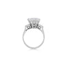 GIA Certified 3.06 Carat Heart Cut K/VS2 Solitaire Platinum Engagement Ring