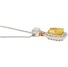 GIA Certified 3.28 Carat Fancy Intense Yellow Shield Kite Cut Natural Diamond Pendant Necklace-Necklace-ASSAY