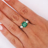 GIA Certified 3.38 Carat Colombian Emerald & Diamond Filigree Three Stone Ring