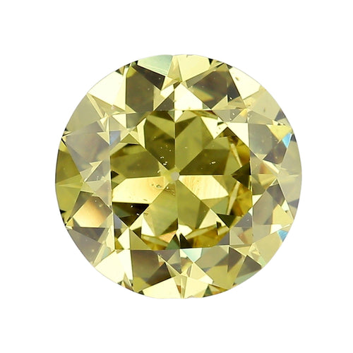GIA Certified 4.65 Carat Fancy Deep Yellow SI1 Old Euro Cut Loose Diamond