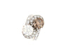 GIA Certified 4.75 Carat TW Fancy Brown and White Diamond Toi Et Moi Bypass Ring in Platinum