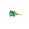 GRS Certified, 2.09 Carat Natural Colombian Emerald Set in 18k Solid Gold Ring - ASSAY