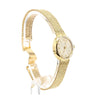 Gübelin 18K Gold Champagne Dial Mesh Bracelet Ladies Watch
