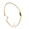 Gübelin 18K Gold Champagne Dial Mesh Bracelet Ladies Watch