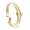 Gübelin 18K Gold Champagne Dial Mesh Bracelet Ladies Watch