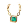 Henry Dunay 19.48 carat Colombian Emerald Necklace in 18k Yellow Gold-Necklaces-ASSAY