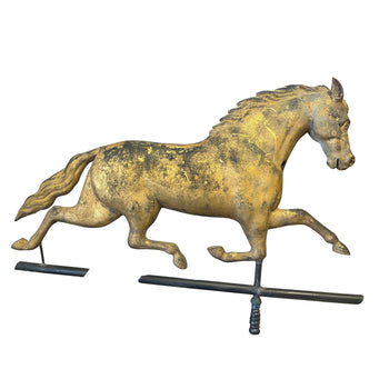 Horse Weathervane in Gold Gilt by J.W Fiske & Company – Assay Jewelers