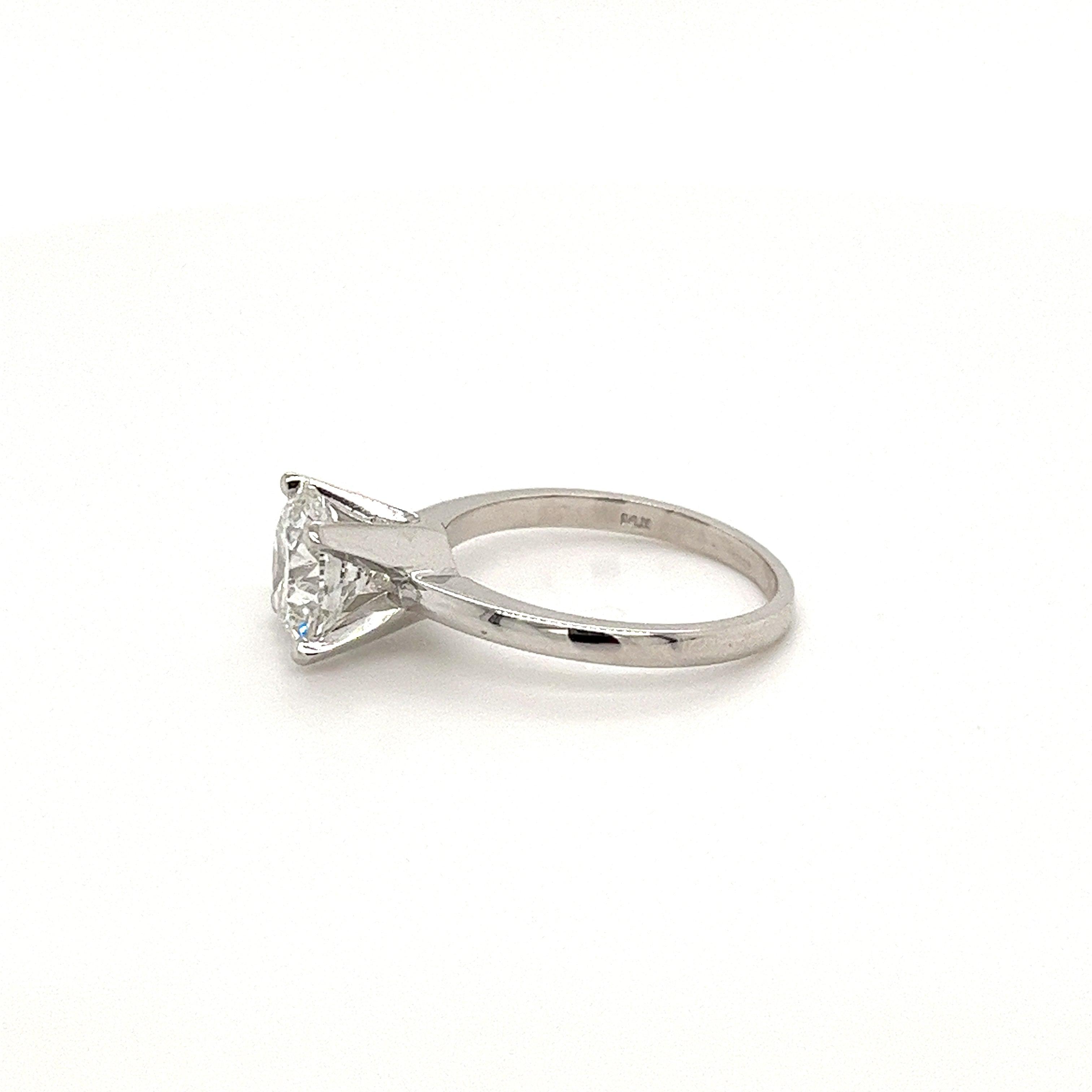 VS2 Round Cut Lab Grown Diamond Ring-Rings-ASSAY