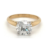 IGI Certified 2.31 H/VS2 Round Lab Grown Diamond 2-Tone Solitaire Ring