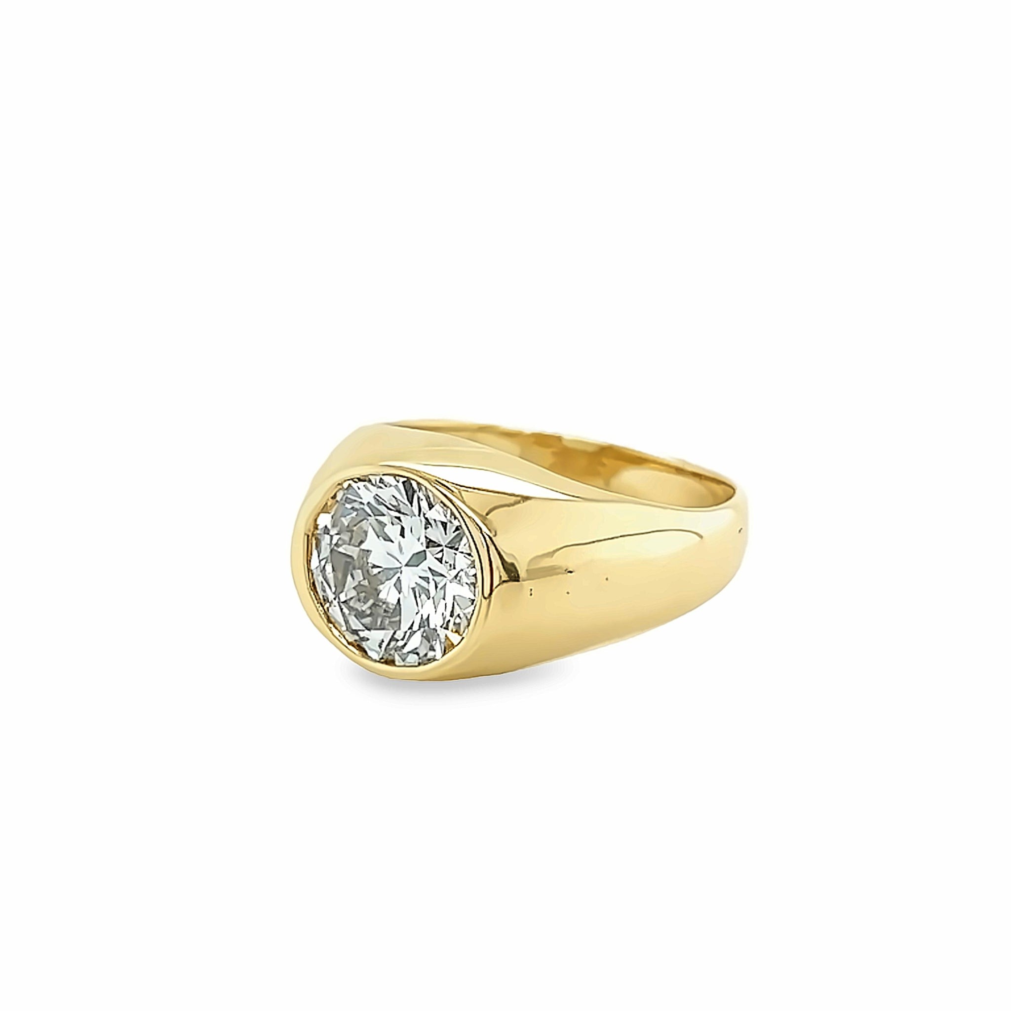 Vintage 14K Yellow Gold Diamond Ring - HIGH KARAT LLC