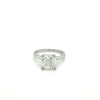 معتمد من IGI 4.01 قيراط Cushion Cut G/VVS2 Lab Grown CVD Diamond Solitaire Ring