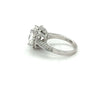 IGI Certified 5 Carat F/VS1 Radiant Cut Lab Grown Semi-Pave Halo Diamond Ring-Diamond Ring-ASSAY