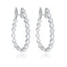 Inside Out Round Diamond Hoop Earrings | DR-34PCS-3.57CTW | SKU: ND1199-1-Earrings-ASSAY