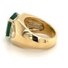 Julius Cohen Signed AGL Certified 5.40 carat Emerald Minor Oil 18k Gold Ring-Assay Jewelers-ASSAY