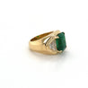 Julius Cohen Signed AGL Certified 5.40 carat Emerald Minor Oil 18k Gold Ring-Assay Jewelers-ASSAY