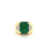 Julius Cohen Signed AGL Certified 5.40 carat Emerald Minor Oil 18k Gold Ring-Assay Jewelers-ASSAY