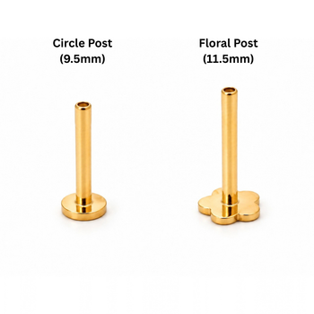 Clou D'Oreille Dos Plat Diamant 2mm En Or 14K Earring – Assay Jewelers