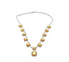 Magnificent GIA Certified 25 Carat Total Natural Fancy Yellow Diamond Necklace in 18K Gold