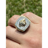 Medusa Faced 10k Gold Mens Ring - ASSAY