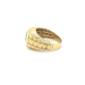 Bague pour homme en diamant naturel taille ronde de 1,70 carat, sertie clos en or 14K – Assay Jewelers