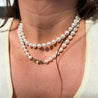Mikimoto Signed 33-Inch Akoya Pearl 18k Gold Bead Necklace