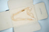 Mikimoto Signed 33-Inch Akoya Pearl 18k Gold Bead Necklace