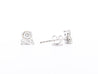 Natural 0.60 CTTW Diamond Three-Stone Cluster Stud Earrings