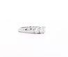 Natural 1.30 Carat Round-Brilliant Diamond Three Stone Ring in 14K White Gold-Engagement Ring-ASSAY