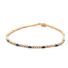 Marquise Blue Sapphire and Round Diamond Tennis Bracelet in 18kt Rose Gold-Bracelet-ASSAY