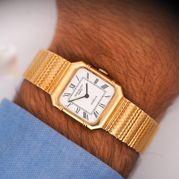 Patek Philippe For Gübelin 4457/1 Double Signed 18K Gold 23mm Manual Watch – Assay Jewelers