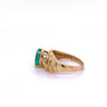 Pear Shape Colombian Emerald and Diamond Ring in 14k Yellow Gold-ASSAY-ASSAY