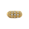 Princess Cut Diamond Cluster Dome Ring in 18k Yellow Gold-Rings-ASSAY