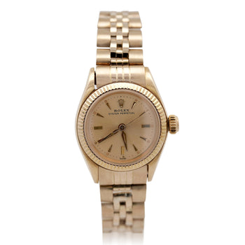 Rolex 24mm Oyster Perpetual 6619 18K Gold Vintage 1978 Wristwatch – Assay Jewelers