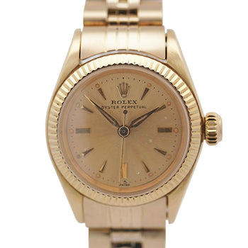 Rolex 24mm Oyster Perpetual 6619 18K Gold Vintage 1978 Wristwatch – Assay Jewelers
