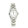 Rolex 34mm Oyster Perpetual Date Ref. 15200 White Dial Roman Numerals and Oyster Bracelet in Stainless Steel Watch