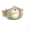 Rolex 36mm DateJust White Jubilee Dial Ref. 1601 With Diamond Bezel-Watches-ASSAY