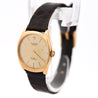 Rolex Cellini 18K Gold 4129 Manual Champagne 25mm Dial Leather Watch